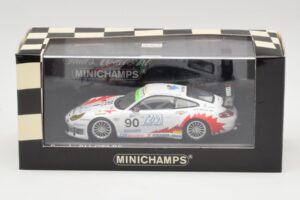 Porsche 911 996 GT3 RS #90 T2M J. Ickx / P. Rabineau 1000km Spa 2004 Minichamps 1:43 400046980 Metalas - nuotrauka 4 iš 4