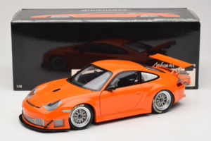 Porsche 911 996 GT3 RSR Oranžinis ALMS 2004 Minichamps 1:18 100046402 Metalas - nuotrauka 8 iš 8