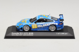 Porsche 911 GT3 R #77 M. Lieb / R. Lietz / W. Henzler 24 Hours of Le Mans 2009 Minichamps 1:43 400096977 Metalas