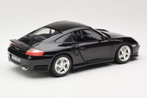 Porsche 911 996 Turbo Juodas Bburago 1:18 3367 Metalas - nuotrauka 3 iš 8