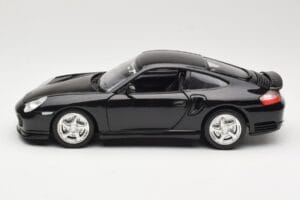 Porsche 911 996 Turbo Juodas Bburago 1:18 3367 Metalas - nuotrauka 4 iš 8