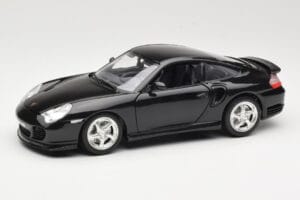 Porsche 911 996 Turbo Juodas Bburago 1:18 3367 Metalas