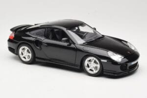 Porsche 911 996 Turbo Juodas Bburago 1:18 3367 Metalas - nuotrauka 6 iš 8