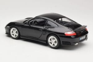Porsche 911 996 Turbo Juodas Bburago 1:18 3367 Metalas - nuotrauka 7 iš 8