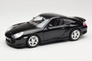 Porsche 911 996 Turbo Juodas Bburago 1:18 18-12030 Metalas