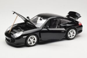 Porsche 911 996 Turbo Juodas Bburago 1:18 18-12030 Metalas - nuotrauka 2 iš 8