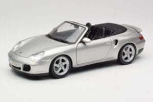 Porsche 911 996 Turbo Kabrioletas Sidabrinis Maisto 1:18 31660 Metalas