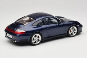 Porsche 911 996.2 Carrera 4S Tamsiai Mėlynas GT Spirit 1:18 GT938 Derva - nuotrauka 2 iš 6