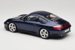 Porsche 911 996.2 Carrera 4S Tamsiai Mėlynas GT Spirit 1:18 GT938 Derva - nuotrauka 5 iš 6