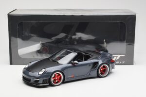 Porsche 911 997 Kabrioletas Liberty Walk Pilkas GT Spirit 1:18 GT463 Derva - nuotrauka 6 iš 6