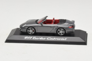 Porsche 911 997 Turbo Cabriolet Grey Metallic Minichamps 1:43 WAP02015216 Metalas