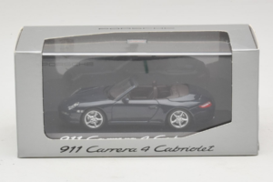 Porsche 911 997 Carrera 4 Kabrioletas Tamsiai Mėlynas Minichamps 1:43 WAP02015216-P1 Metalas - nuotrauka 4 iš 4