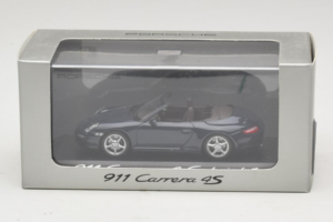 Porsche 911 997 Carrera 4 Kabrioletas Tamsiai Mėlynas Minichamps 1:43 WAP02015216-R1 Metalas - nuotrauka 4 iš 4