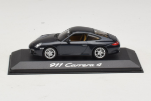 Porsche 911 997 Carrera 4 Dark Blue Metallic Minichamps 1:43 WAP02001518 Metalas