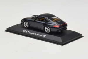 Porsche 911 997 Carrera 4 Dark Blue Metallic Minichamps 1:43 WAP02001518 Metalas - nuotrauka 3 iš 4