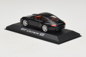 Porsche 911 997 Carrera 4S Juodas Minichamps 1:43 WAP02010116 Metalas - nuotrauka 3 iš 4