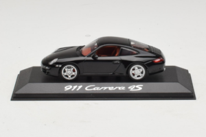 Porsche 911 997 Carrera 4S Juodas Minichamps 1:43 WAP02010116 Metalas