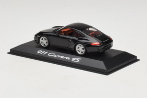 Porsche 911 997 Carrera 4S Tamsiai Mėlynas Minichamps 1:43 WAP02011615 Metalas - nuotrauka 3 iš 4