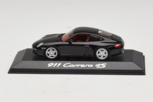 Porsche 911 997 Carrera 4S Tamsiai Mėlynas Minichamps 1:43 WAP02011615 Metalas