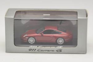 Porsche 911 997 Carrera 4S Raudonas Minichamps 1:43 WAP02001718 Metalas - nuotrauka 4 iš 4