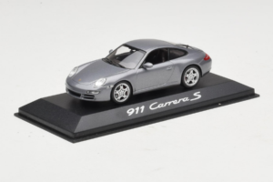 Porsche 911 997 Carrera S Pilkas Metallic Minichamps 1:43 WAP02010116-R1 Metalas - nuotrauka 2 iš 4