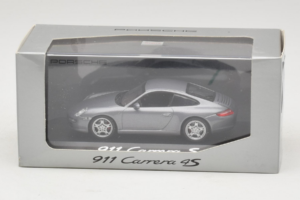 Porsche 911 997 Carrera S Pilkas Metallic Minichamps 1:43 WAP02010116-R1 Metalas - nuotrauka 4 iš 4