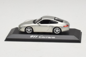 Porsche 911 997 Carrera Silver Metallic Minichamps 1:43 WAP02011515 Metalas