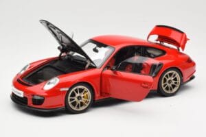 Porsche 911 997 GT2 RS Raudonas AUTOart 1:18 77964 Metalas - nuotrauka 2 iš 8