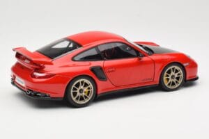 Porsche 911 997 GT2 RS Raudonas AUTOart 1:18 77964 Metalas - nuotrauka 3 iš 8