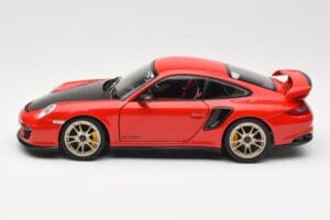 Porsche 911 997 GT2 RS Raudonas AUTOart 1:18 77964 Metalas - nuotrauka 4 iš 8