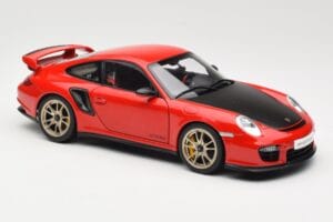 Porsche 911 997 GT2 RS Raudonas AUTOart 1:18 77964 Metalas - nuotrauka 6 iš 8