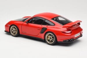 Porsche 911 997 GT2 RS Raudonas AUTOart 1:18 77964 Metalas - nuotrauka 7 iš 8