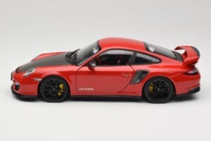 Porsche 911 997 GT2 RS Raudonas Su Juodais Ratlankiais Minichamps 1:18 100069407 Metalas - nuotrauka 4 iš 8