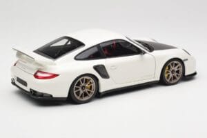 Porsche 911 997 GT2 RS Baltas Minichamps 1:18 100069400 Metalas - nuotrauka 3 iš 8