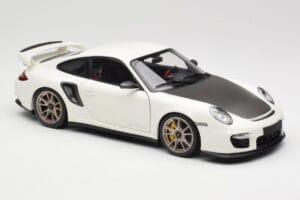 Porsche 911 997 GT2 RS Baltas Minichamps 1:18 100069400 Metalas - nuotrauka 6 iš 8