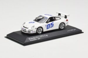 Porsche 911 997 GT3 Cup #5 Presentation 2005 Minichamps 1:43 400056400 Metalas - nuotrauka 2 iš 4