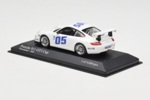 Porsche 911 997 GT3 Cup #5 Presentation 2005 Minichamps 1:43 400056400 Metalas - nuotrauka 3 iš 4