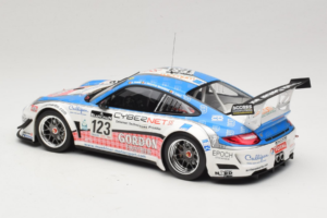 Porsche 911 997 GT3 R #123 Muhlner Motorsport E. Fumal / E. Thiry 24 Hours of Spa 2011 Minichamps 1:18 151118923 Metalas - nuotrauka 5 iš 6