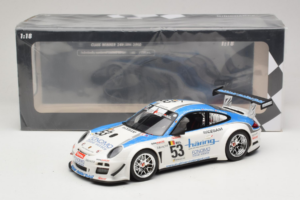 Porsche 911 997 GT3 R #53 Muhlner Motorsport P-Y. Vannelet / U. Peyroles Class Winners 24 Hours of Spa 2010 Minichamps 1:18 1 - nuotrauka 6 iš 6
