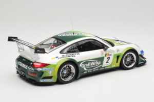 Porsche 911 997 GT3 R #2 Prospeed Competition B. Heylen / P. Lappalainen FIA GT3 2011 Minichamps 1:18 151118902 Metalas - nuotrauka 2 iš 6