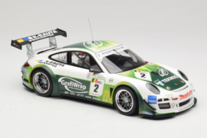 Porsche 911 997 GT3 R #2 Prospeed Competition B. Heylen / P. Lappalainen FIA GT3 2011 Minichamps 1:18 151118902 Metalas - nuotrauka 4 iš 6
