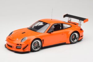 Porsche 911 997 GT3 R Street Oranžinis Minichamps 1:18 151108901 Metalas