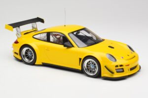 Porsche 911 997 GT3 R Street Racing Geltonas Minichamps 1:18 151108902 Metalas - nuotrauka 4 iš 6