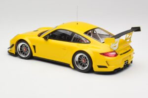 Porsche 911 997 GT3 R Street Racing Geltonas Minichamps 1:18 151108902 Metalas - nuotrauka 5 iš 6