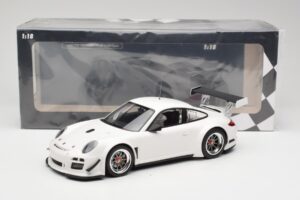 Porsche 911 997 GT3 R Street Baltas Minichamps 1:18 151108900 Metalas - nuotrauka 6 iš 6