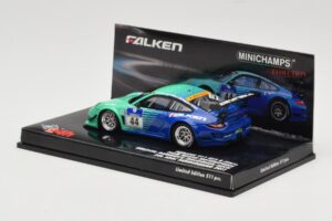 Porsche 911 997 GT3 R #44 Team Falken S. Henzler / P. Dumbreck / M. Ragginger / S. Asch 24 Hours Nurburgring 2011 Minichamps  - nuotrauka 3 iš 4
