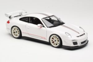 Porsche 911 997 GT3 RS 4.0 Baltas Bburago 1:18 18-11036 Metalas - nuotrauka 6 iš 8