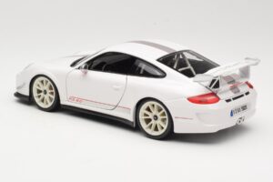 Porsche 911 997 GT3 RS 4.0 Baltas Bburago 1:18 18-11036 Metalas - nuotrauka 7 iš 8