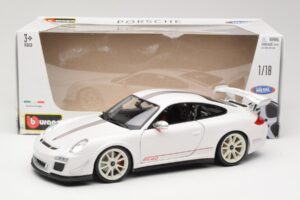 Porsche 911 997 GT3 RS 4.0 Baltas Bburago 1:18 18-11036 Metalas - nuotrauka 8 iš 8
