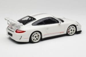 Porsche 911 997 GT3 RS 4.0 Baltas Minichamps 1:18 155062221 Metalas - nuotrauka 2 iš 6
